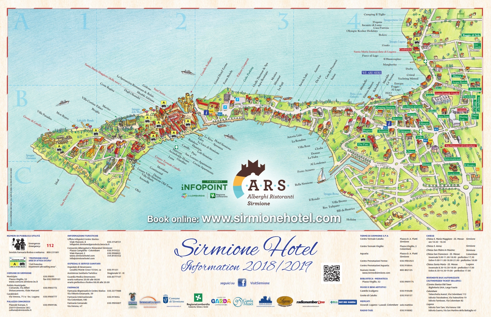 Map Hotel Sirmione | List Hotels Sirmione | Lake Garda