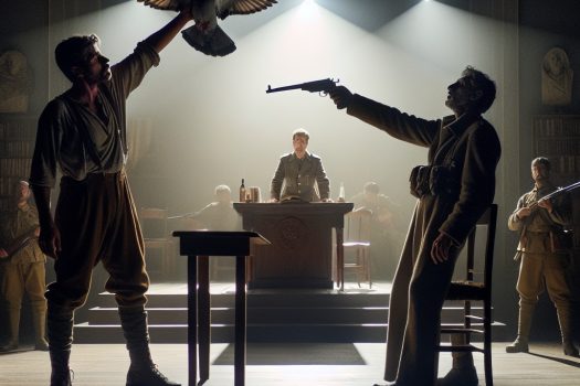 Evento teatrale: Tiro al Piccione con musica dal vivo a Sirmione