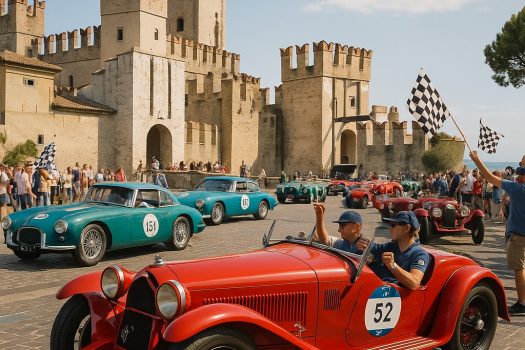 La storica 1000 Miglia fa tappa a Sirmione: un evento imperdibile