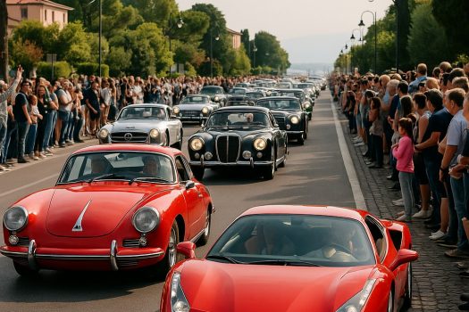 XXVIII 500 Miglia Touring: Appuntamento imperdibile per gli appassionati di auto d'epoca e supercar